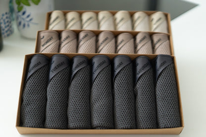 Charcoal | Klud wafel vaatdoekjes - 7 stuks