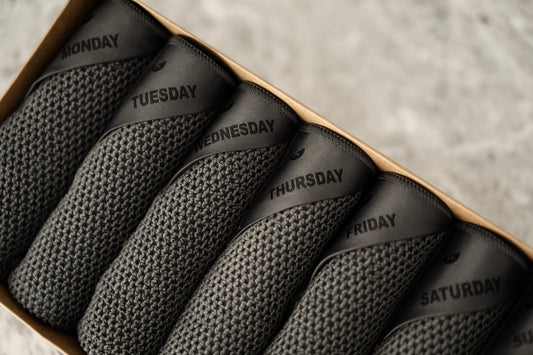 Charcoal | Klud wafel vaatdoekjes - 7 stuks