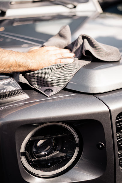 Charcoal | Klud wafel keukendoeken - Set van 2 stuks