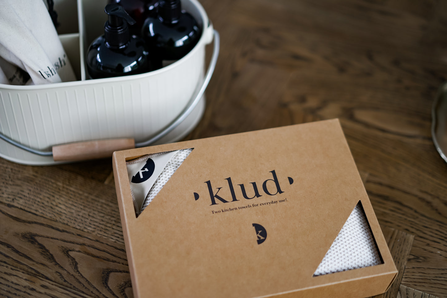 Almond | Klud wafel keukendoeken - Set van 2 stuks