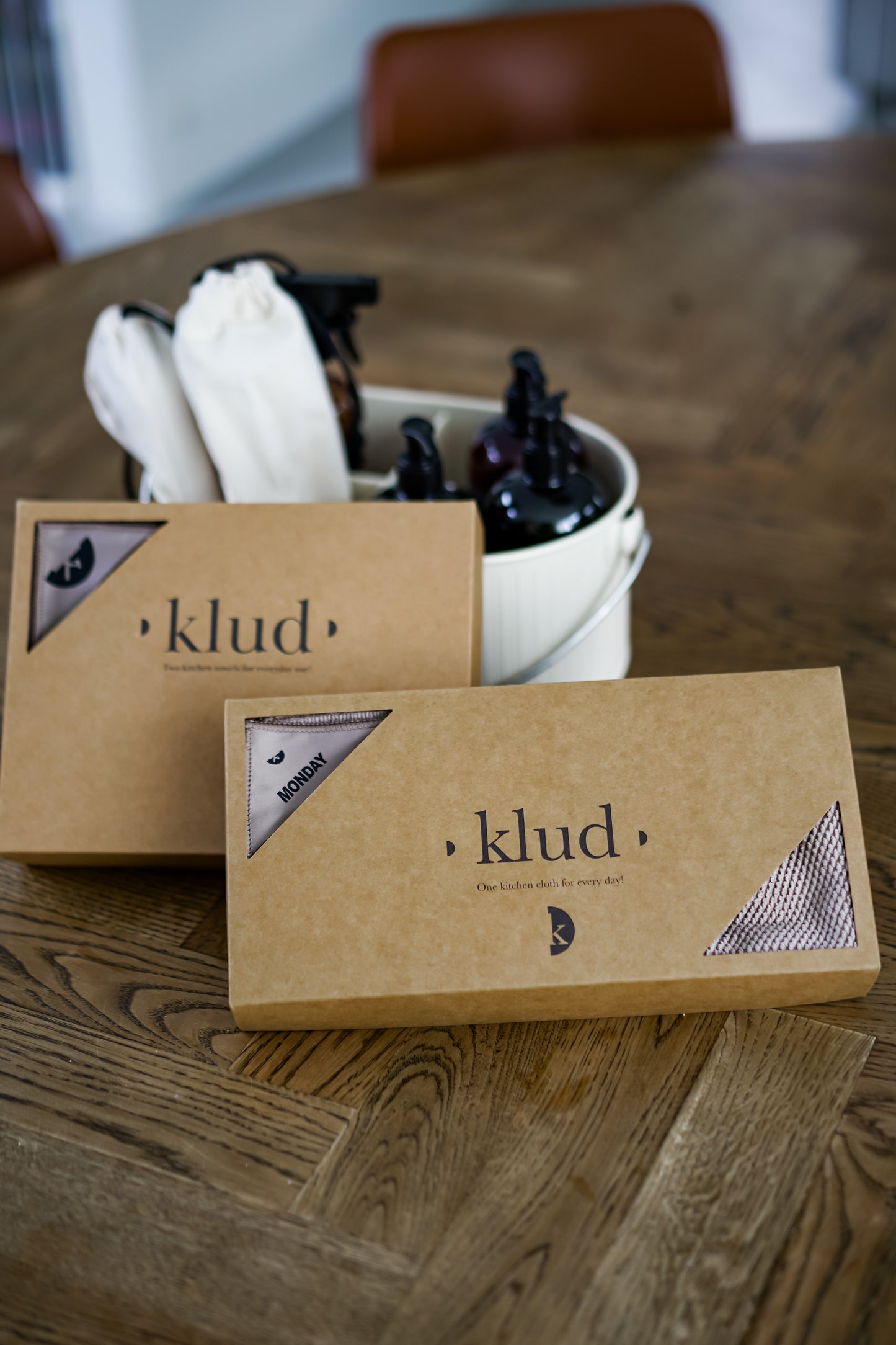 Latte | Klud Wafelmotief SET – 2 keukendoeken + 7dagen-vaatdoekjes