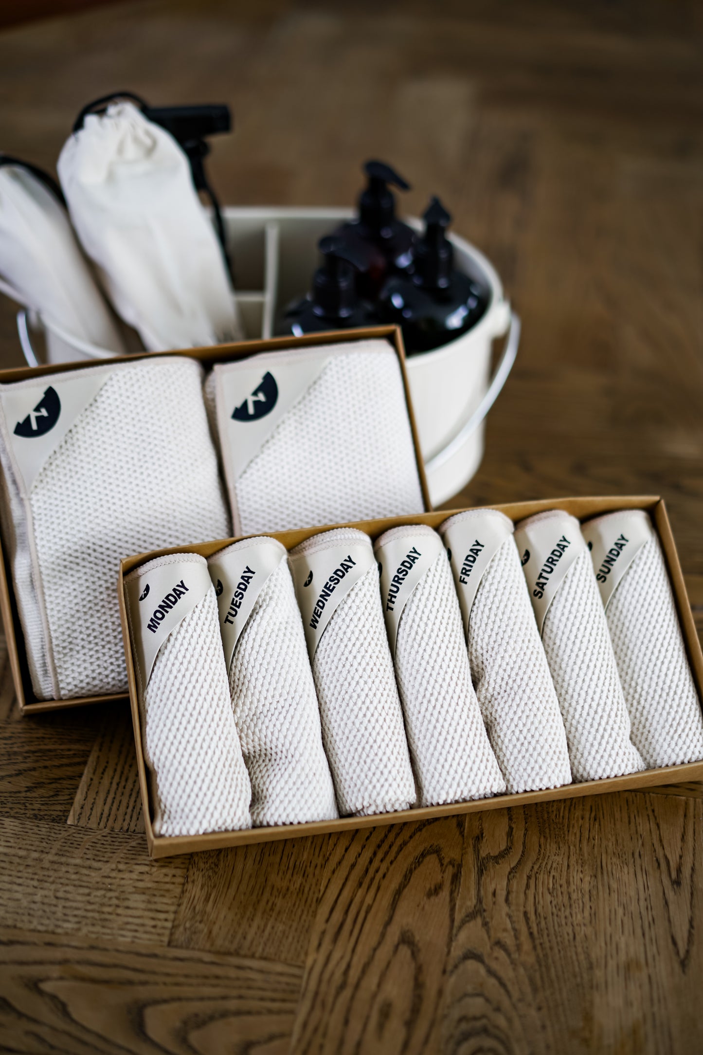 Almond | Klud wafel vaatdoekjes - 7 stuks