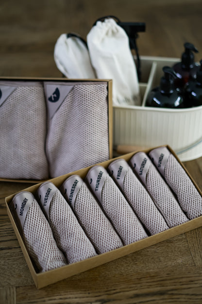 Latte | Klud wafel vaatdoekjes - 7 stuks