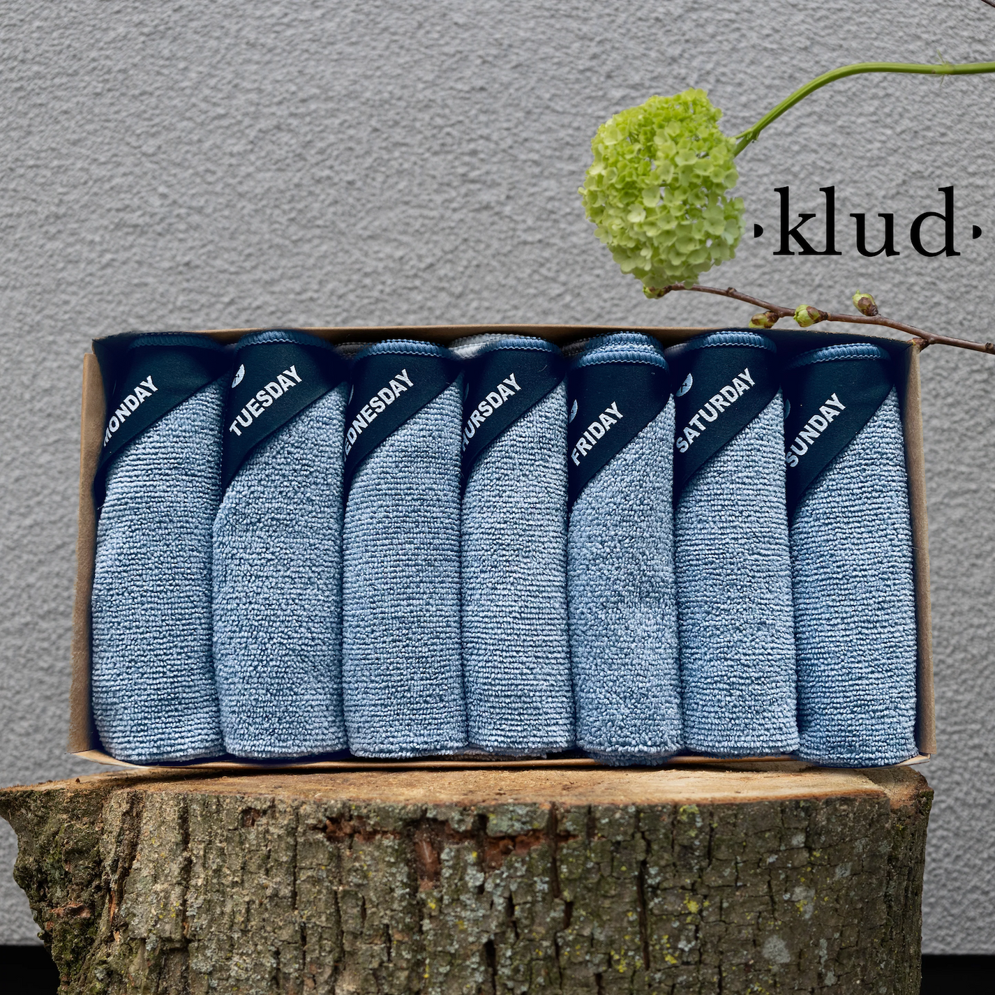 Klud microvezel vaatdoekjes | Dusty Blue | 14 dagen